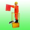 柳州市道路施工交通安全員 太陽能搖旗機假人廠家